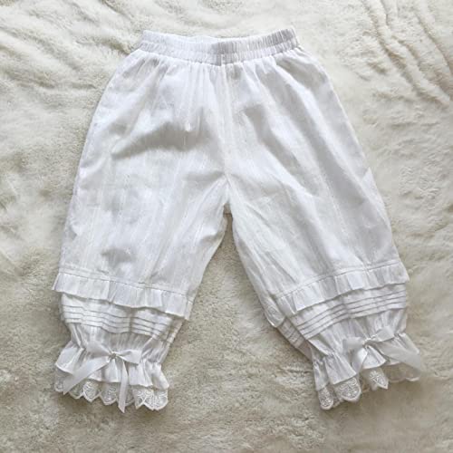 Womens Victorian Lolita Bloomers Maid Ruffles Pumpkin Pants4