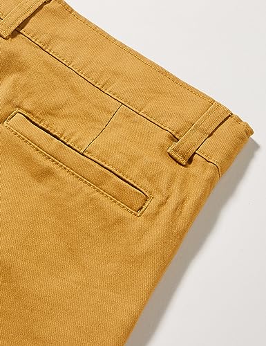 Image of Amazon Essentials Boys and Toddlers' School Uniform Woven Flat-Front Shorts with Elastic Waist
