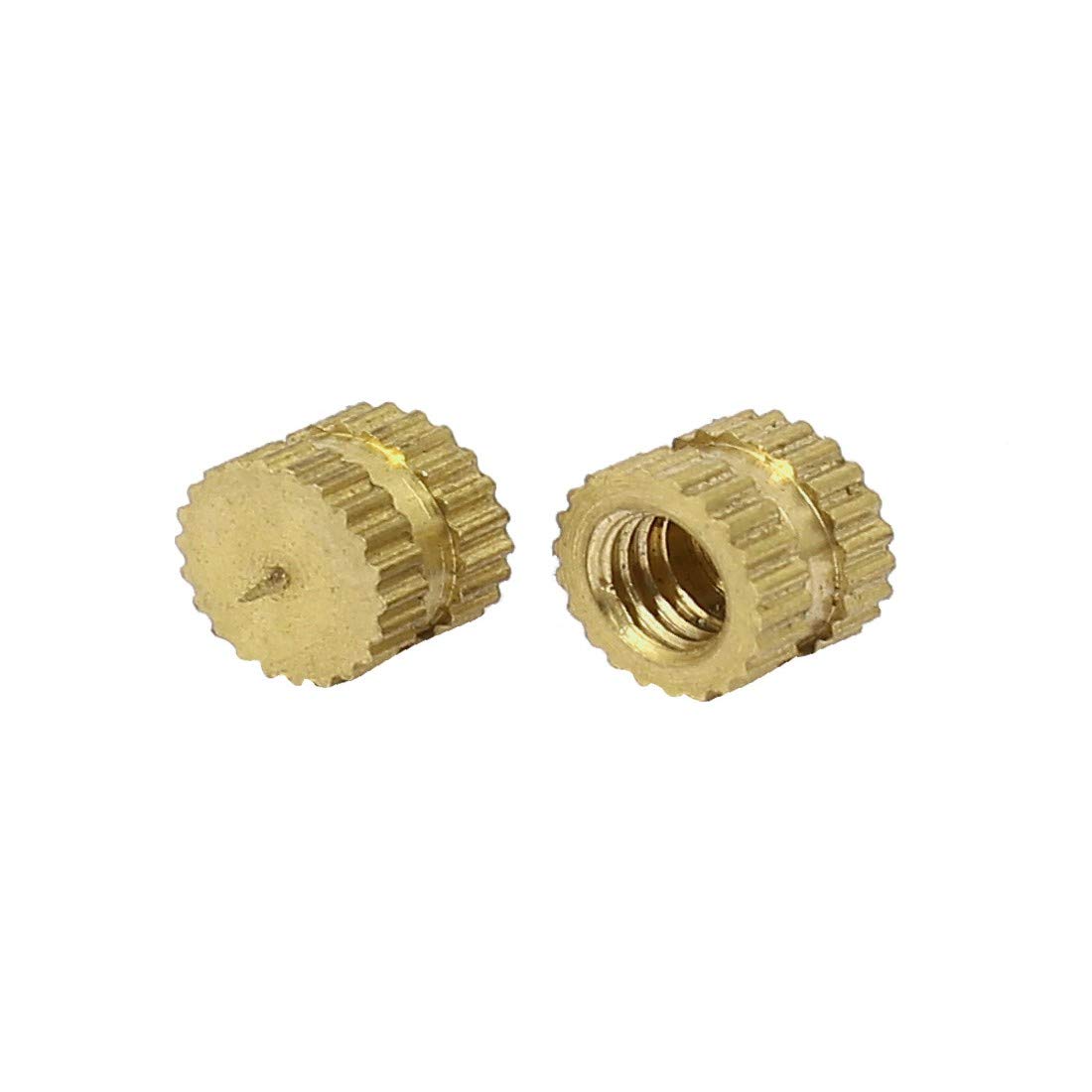 New Lon0167 M4 x Featured 5mm 6.3mm OD reliable efficacy Brass Injection Molding Threaded Knurled Thumb Nut 1000PCS(id:fcb 69 84 802)