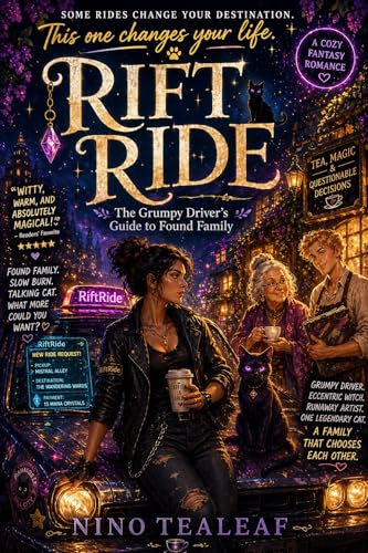 RIFT RIDE: The Grumpy Driver's Guide to Found Family: A Cozy Fantasy of Found Family, Grumpy x Sunshine Romance, Magical Rides, and Healing Hearts (English Edition)