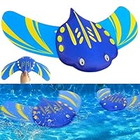 Giggleye Unterwasser Glider​​ ​​Tauchspielzeug für Kinder​​, ​​Teufel Fisch Schwimmbad Spielzeug, Pool Spielzeug, wasserspielzeug Jugendliche Kinder (Groß)
