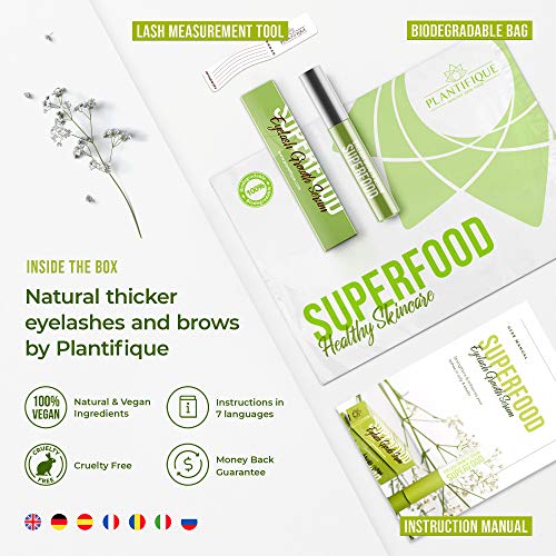 4ml Superfood Eyelash Growth Serum - Hypoallergenic & Dermatologist Tested Eyelash Serum