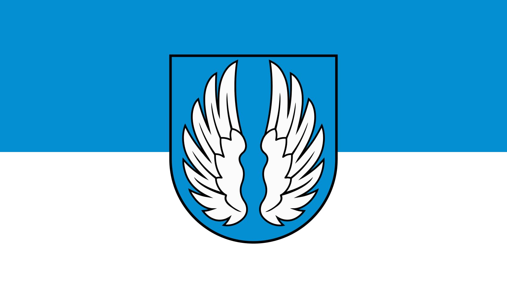 Drapeau Eisleben grand format paysage pour mât extérieur de ville