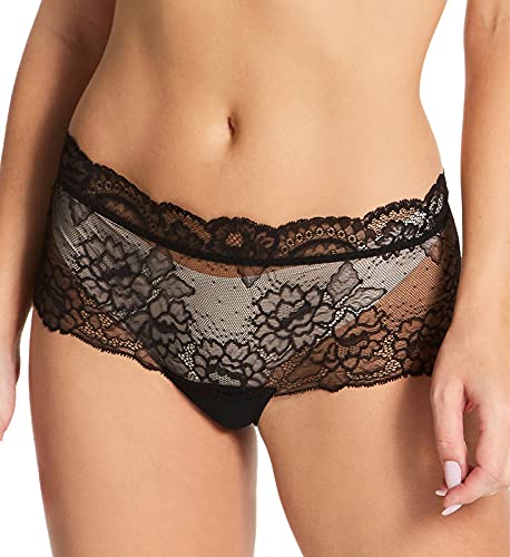 Lise Charmel Culotte courte en dentelle pour femme ACH0413, noir, Large