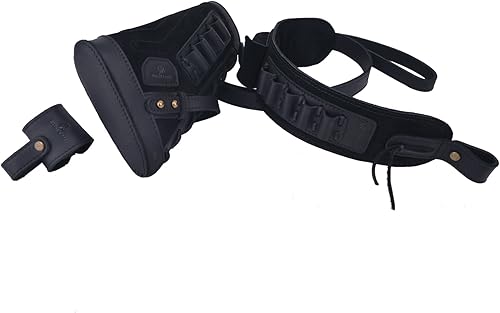 Miniatura 5 de Eslinga de rifle de cuero sin taladro con culata de pistola para acción de palanca .30-30 .30-06 .308 .357 .45-70 .22LR