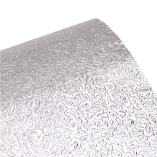 Yija Self-Adhesive Kitchen Aluminum Foil Anti Greasy Countertop Diy Waterproof Shelf Drawer Liner Cabinet Sticker 15.6 Inch By 98 Inch #TOP1