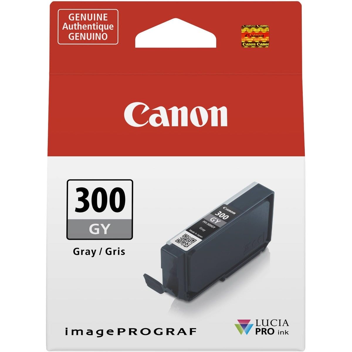 Canon Cartouche d'encre Gris PFI-300GY pour imagePROGRAF PRO-300