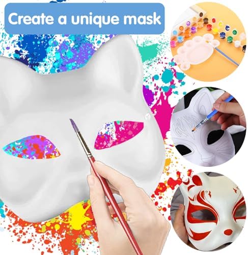 Maschera Horror Maschere Bianche Fai-da-te 10 Pezzi Per