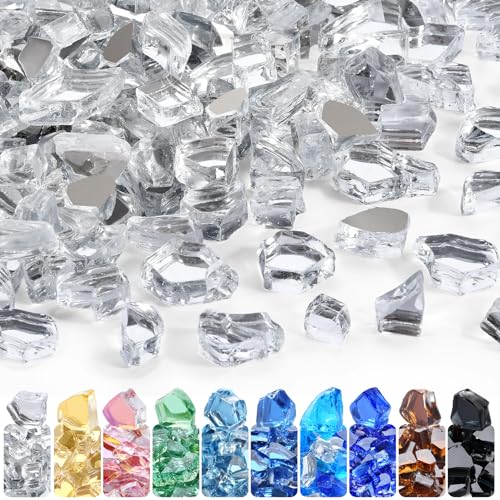 GasSaf Reflective Fire Glass