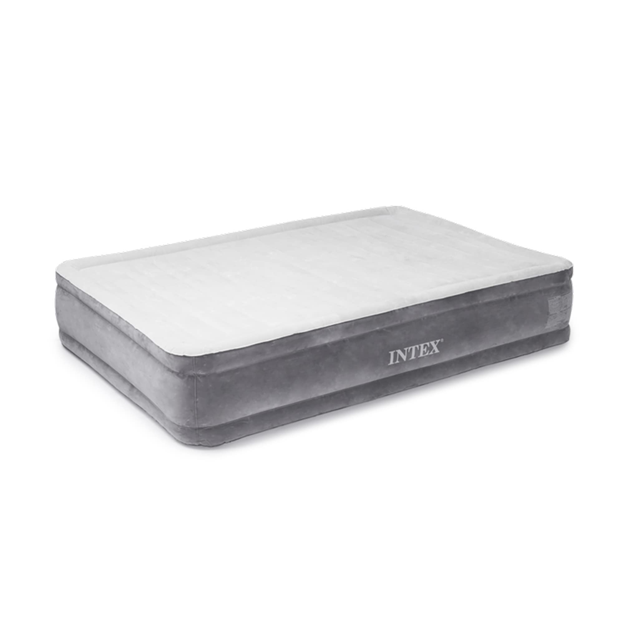 Intex Comfort Dura-Beam Airbed Internal Electric Pump Bed Height Elevated (2020 Model)