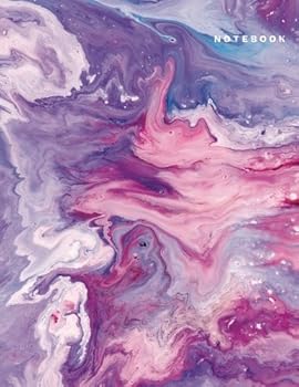 Paperback Notebook: Purple Marble Composition Notebook-Large Unruled Notebook 8.5x11 Blank Notebook , A4 notebook journal, Dairy, 120 pages v.3 Book