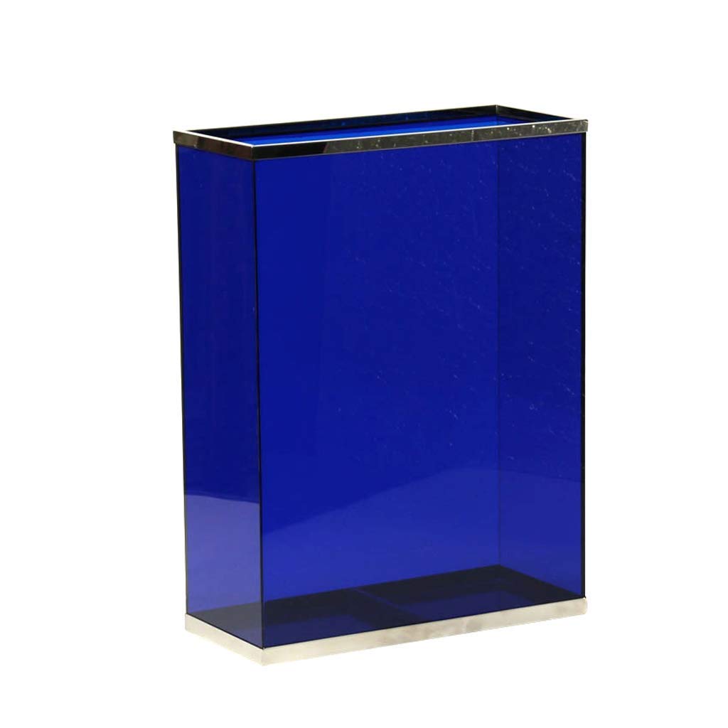 Portaombrelli in plastica acrilica di Alta qualità, Ideale per l'ingresso, Forma Rettangolare, Dimensioni 30,5x13,5x40 cm.