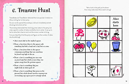 Alice's Puzzle Adventures in Wonderland: A Curious Collection of Puzzles to Solve