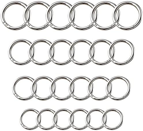 Clip Scatto Molla Rotonda - Set 12 Pezzi Multicolore Per Chiavi, Borse E Fai Da Te - Foto 10