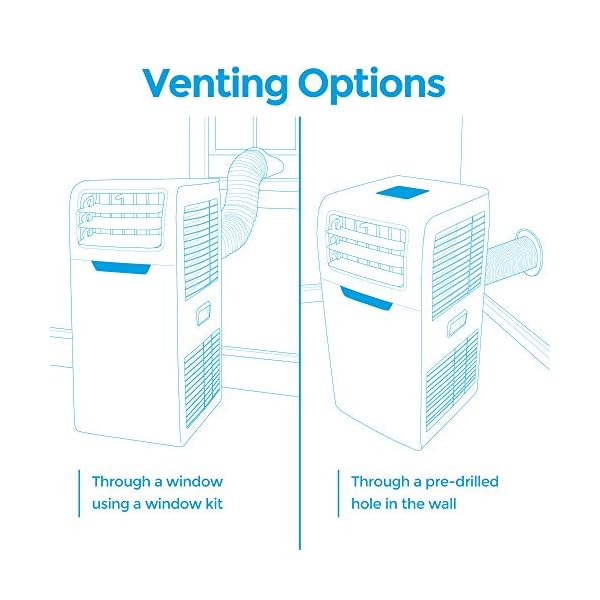 Igenix IG9902 3-in-1 Portable Air Conditioner with Heating Function, 9000 BTU, 1100 W - White - Image 8