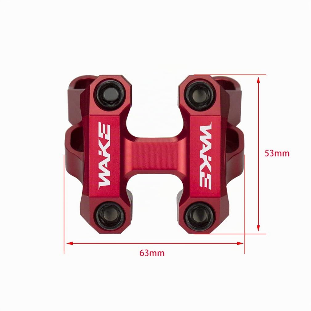 CYSKY 31,8mm Potence à montage direct Collier de serrage, construction monobloc Conception légère pour fourches à double couronne