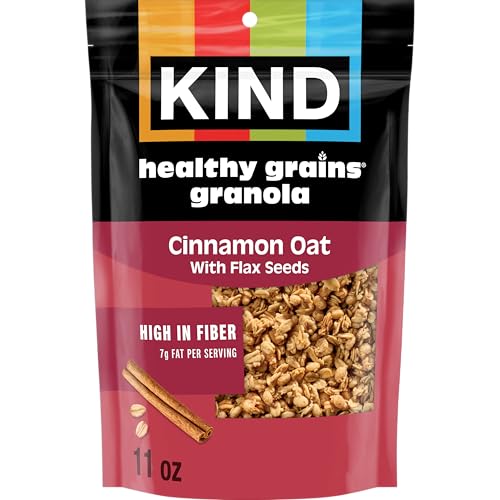 KIND Healthy Grains Granola, Cinnamon Oat Clusters, 11oz, Buy 4 to save more