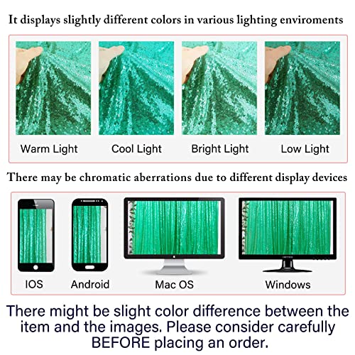 Shinybeauty 12" X 108" Sequined Table Runner Shiny Green Glitter Table Runner For Party Green Table Runner For Dining Room Christmas Decoration #TOP3