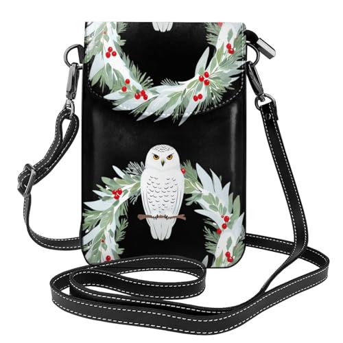 Sac à bandoulière en cuir pour femme idéal pour les marchés de Noël