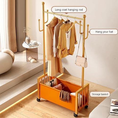 Portant à vêtements structure métal stable pour optimiser les petits espaces - 4