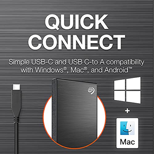 Seagate One Touch SSD 2TB External SSD Portable – Black, speeds up to 1030MB/s, 6mo Mylio Photo+ subscription, 6mo Dropbox Backup Plan and Rescue Services (STKG2000400) - image 7