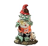 Fun Express - Zombie Gnome for Halloween - Home Decor - Figurines - Molded - Halloween - 1 Piece