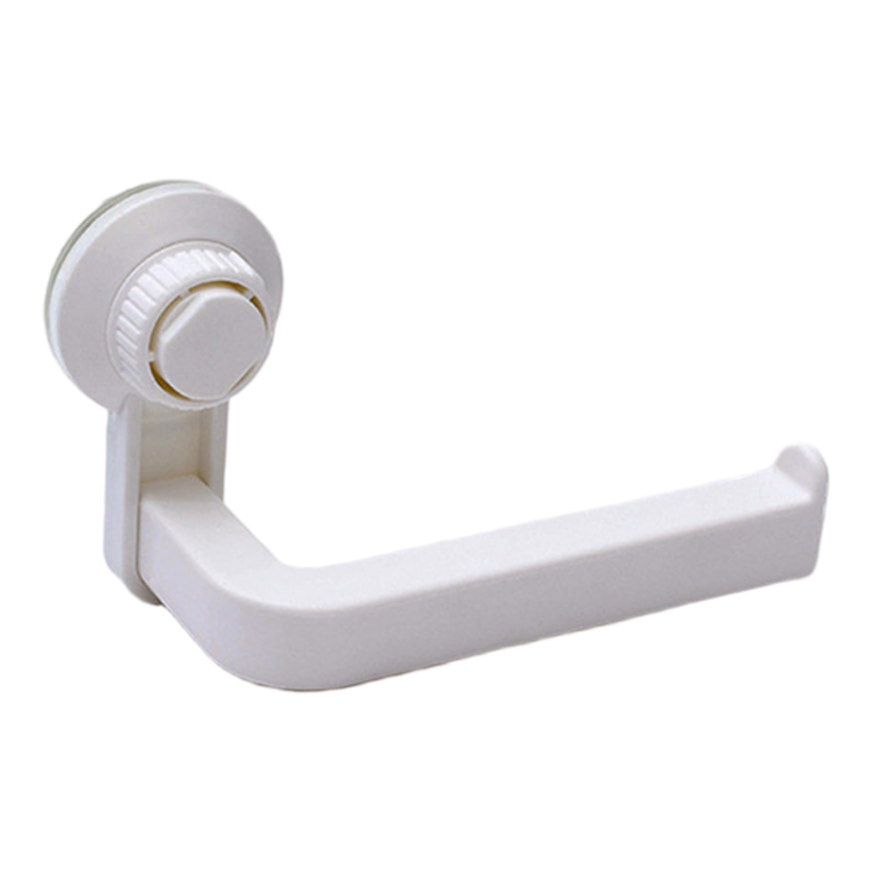 Vervevum Suction Cup Toilet Paper Holder, Wall-Mounted Toilet Paper Holder, Rustproof & Multifunctional Towel Rack for Kitchen, Bathroom, Craft Room, White, Towel