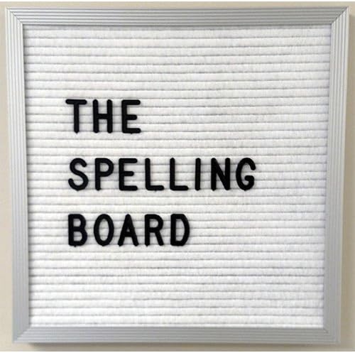 The Spelling Letter Board
