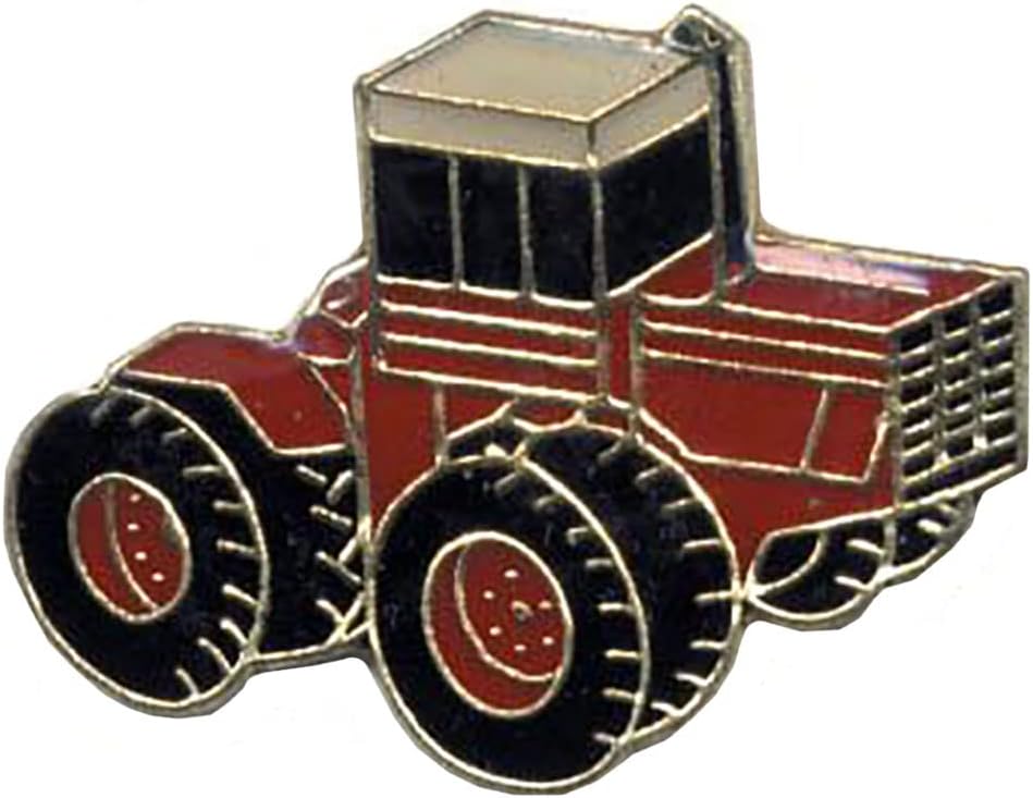 Red Farm Tractor Bike Motorcycle Hat Cap Lapel Pin HP191