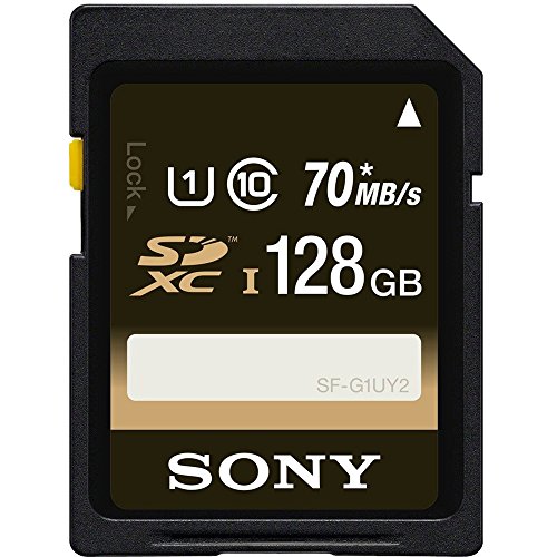 Sony 128GB Class 10 UHS-1 SDXC up...