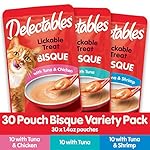 Hartz Delectables Bisque Variety Pack Lickable Cat Treat, 30 Count (Pack of 1) - Image 5