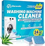 Maravello Washing Machine Cleaner Descaler, Highly Efficient Septic Safe Deodorizer, Natural Formula