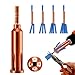 Universal Wire Twisting Tool Cable Wire Stripper and Twister Wire Stripping Tool for Electrician by Drill Driver or Manually (Brown)