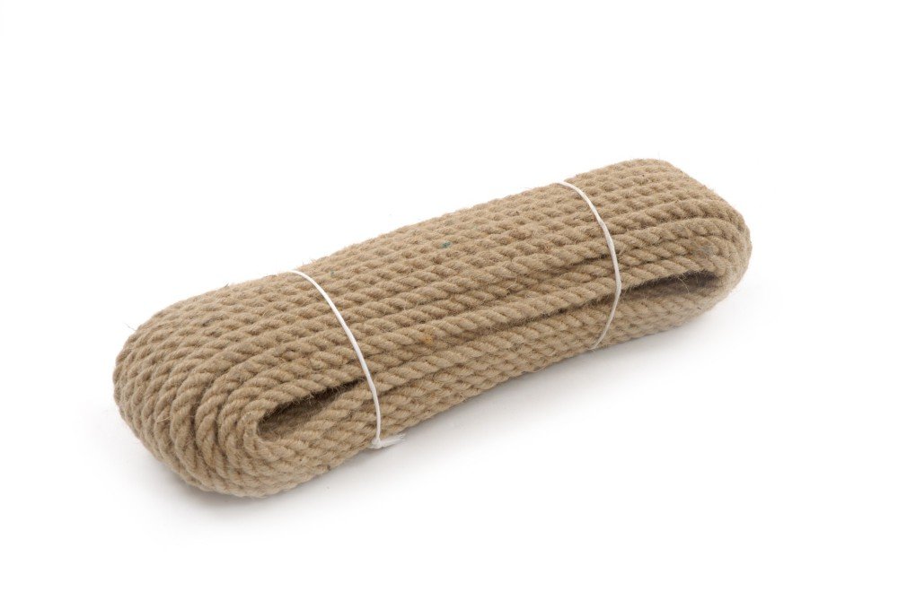 Armar Trading Ltd Natural Jute Rope 8Mm / 10M Twisted Garden Cord Boating Decking String