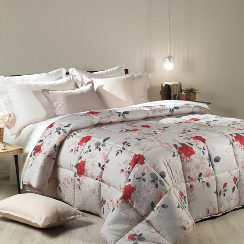 Caleffi Trapunta, Microfibra, Tortora, Singolo