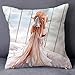 Mopoq Anime Almohada Cojín, Sofá Almohada Decorativa, Sword Art Online Yuuki Asuna Volver Asuna, Plaza Almohadilla de la Felpa, Animación bidimensional Alrededor de Coches Siesta Almohada
