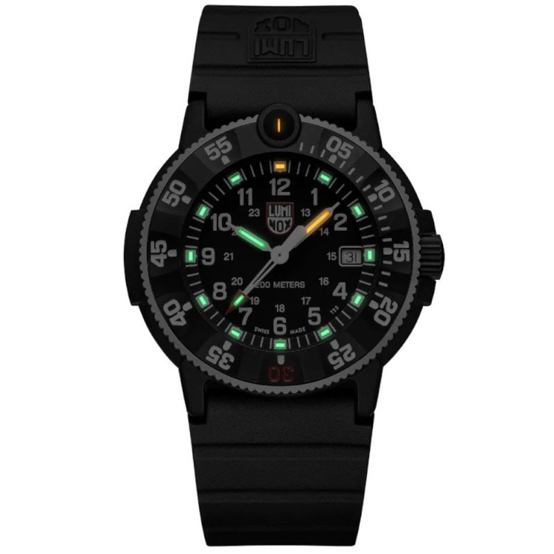 Luminox Reloj de Pulsera Heritage Navy Seal, Cristal de Zafiro, Movimiento de Cuarzo ETA, Carcasa CARBONOX, Resistente al Agua hasta 200 m, 30 Aniversario, Resistente y Elegante