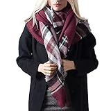 Praktisch: Das Tragen dieses Schals im kalten Herbst-Winter wäre gut. Es kann über dem Mantel, dem Pullover oder der Kleidung getragen werden. Langzeitgebrauch und langlebig, warm und einfach zu tragen.