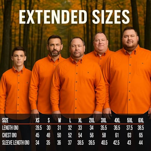 Men's Full Blaze Hunting Shirt Long Sleeves3