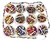 Hygloss Products Beads Treasure Box - Includes 12 Buckets of Assorted Colored Beads with Beading Thread and Over 3500 Beads, Multicolor