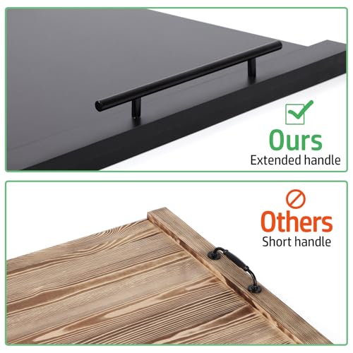 Tabla para cocina con asas extendidas color negro miniatura 4