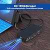 Surface Pro Docking Station Triple Displays with Power Supply, 12 in 1 Surface Dock Station with Dual 4K HDMI+VGA for Surface Pro 11/10/9/8/X/7/6/5/4/3, Surface Laptop 7/6/5/4/3/2/1,Surface Book