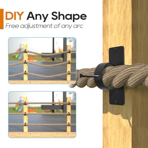 Support de corde de 5 cm pour fixer solidement une main courante instable