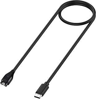 AWADUO Compatible with Garmin Forerunner 265 Replacement Smartwatch Charging Dock Cable, Type C Charger Charging Cables for Garmin Forerunner 265S(1m/3.3ft)
