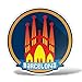 erreinge Sticker Barcellona Spagna Souvenir Adesivo Sagomato in PVC per Decalcomania Parete Murale Auto Moto Casco Camper Laptop - cm 10