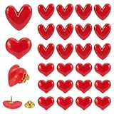 Largement utilisé:ces épingles à revers en résine en forme de cœur peuvent être appliquées sur les vêtements, des sacs, Sacs à dos, vestes, manteaux, chapeaux et patchs pour vous aider à attirer l'attention des autres. De belles broches apont une sensation vibrante et chaleureuse à vos vêtements, convient aux mariages, visites, fêtes et plus