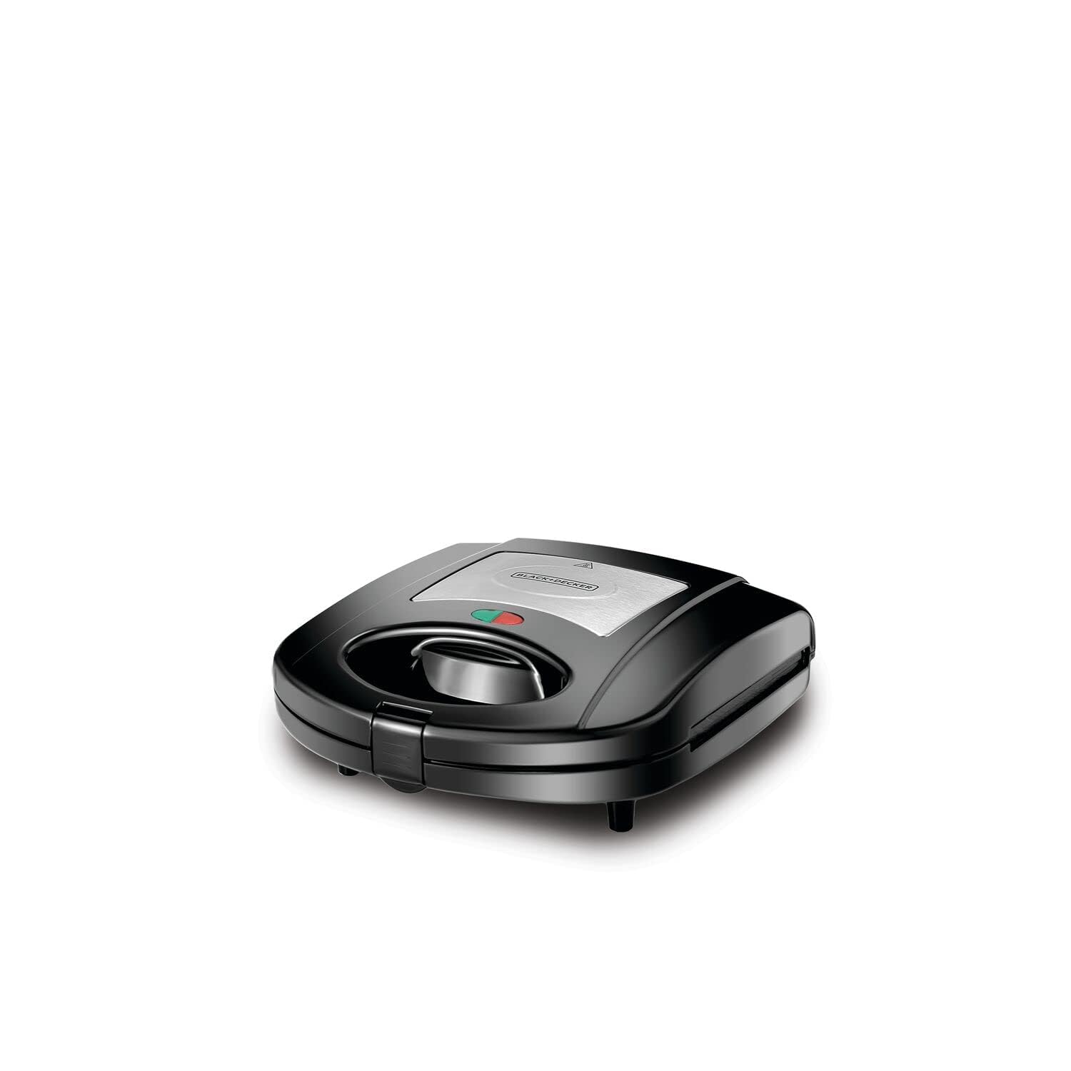 محضرة شطائر من بلاك آند ديكر موديل TS2120-B5، بتصميم عصري، مع طلاء غير لاصق، باللون الأسود، بقدرة 780 واط