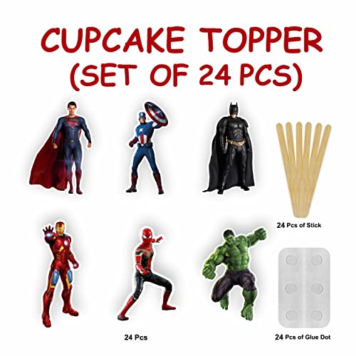 Seyal® Suprhero Cupcake Topper #TOP2