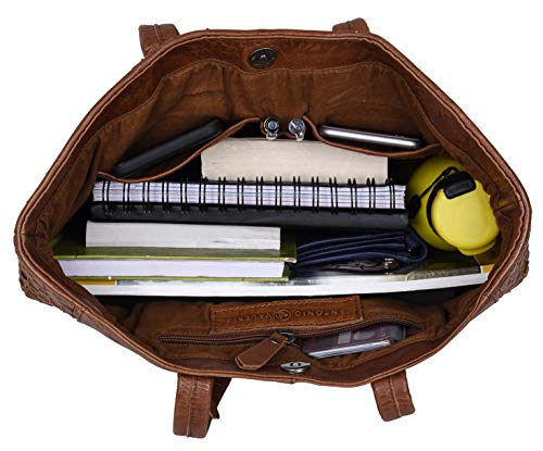 ANTONIO VALERIA Ava Leather Tote/Top Handle Shoulder Bag for Women3