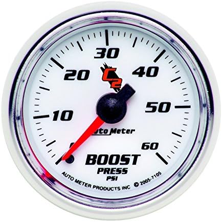AutoMeter 2 1/16in-1- 2 Bar Mechanical Cobalt Vacuum And Boost Gauge